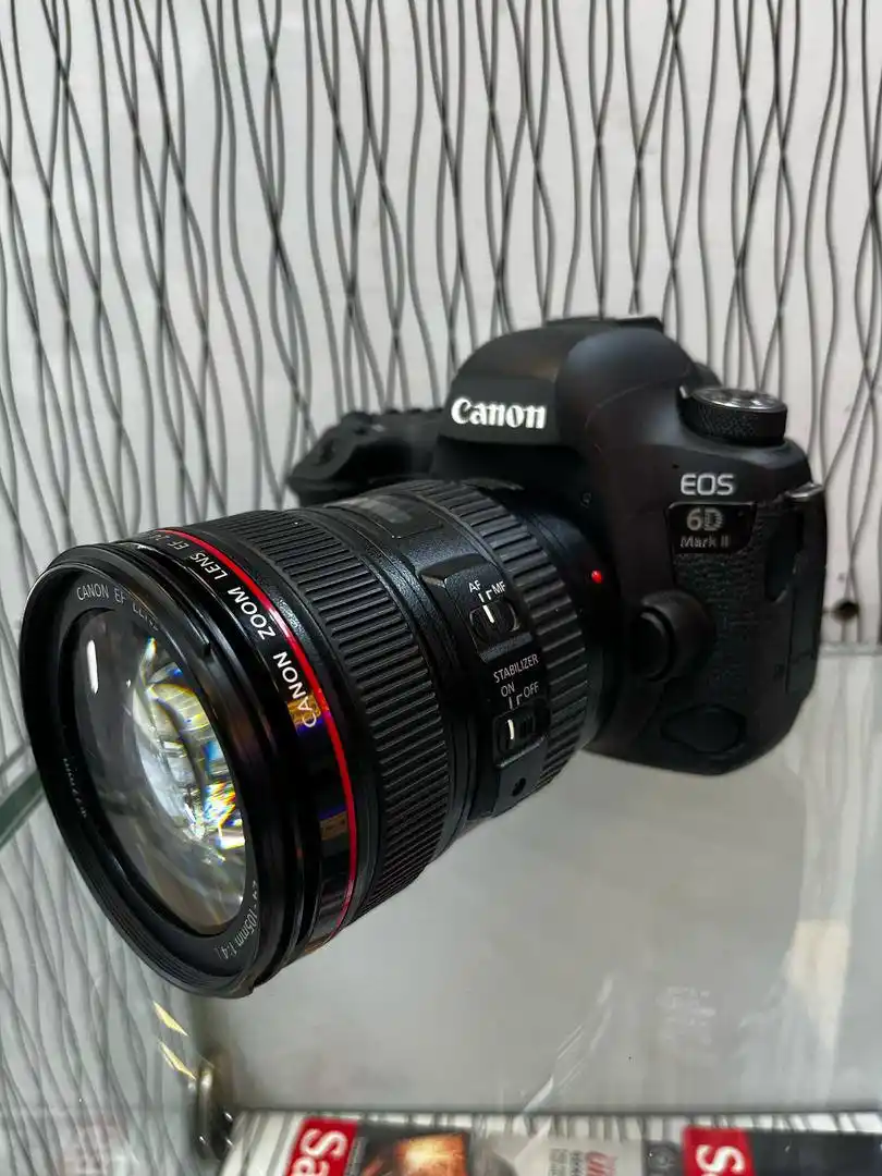 دوربین حرفه‌ای کانن | Canon 6D Mark ii+24-105mm L دست دو